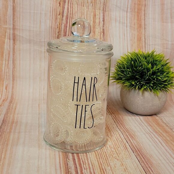 Rae Dunn Glass Hair Tie Holder - Picture 2 of 8